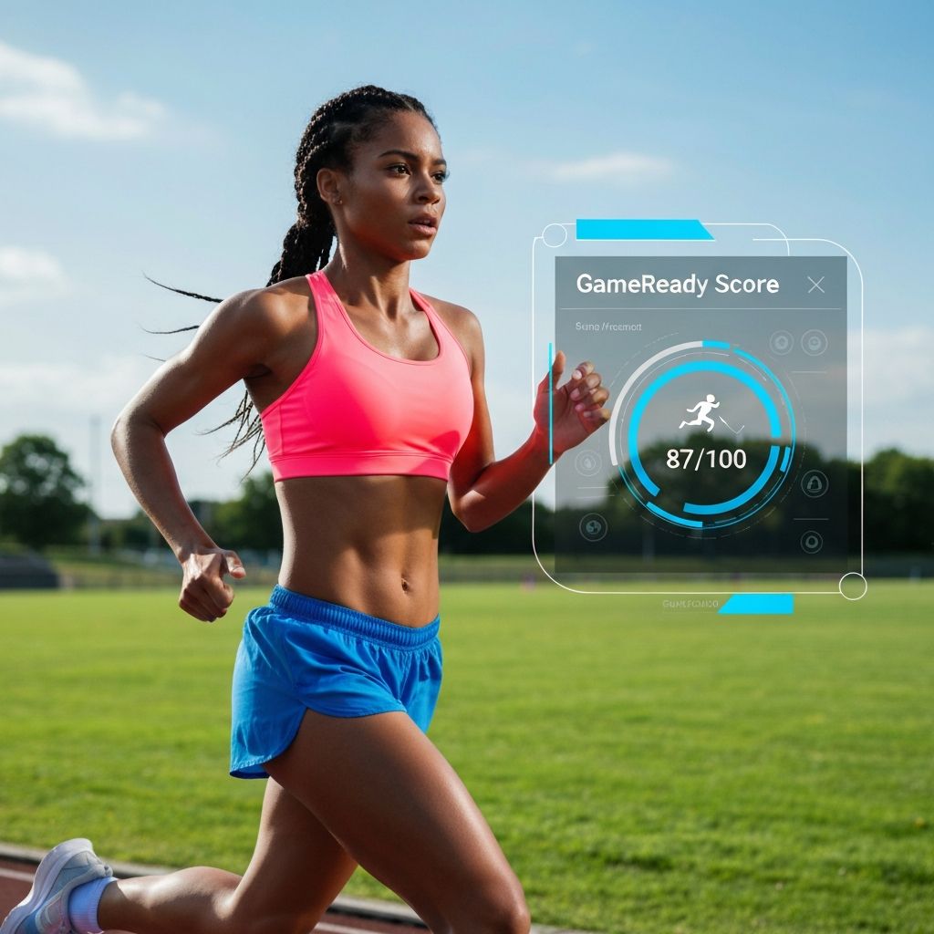 GameReady Score with athlete runner